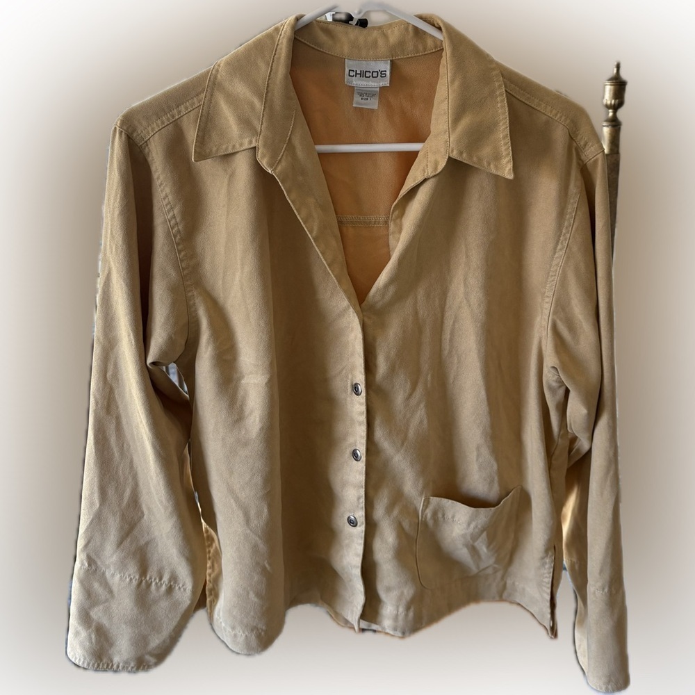 Chicos soft Jacket in yellow, size L
